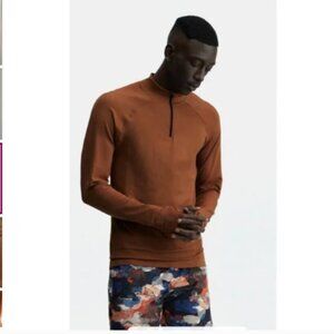 Fabletics training day 1/4 zip long sleeve shirt (1445)